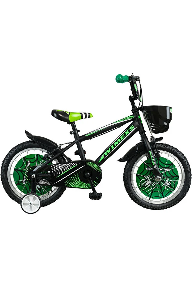 Bmx 16 Jant Paxton 4-9 Yaş Siyah Yeşil Çocuk Bisikleti Yerli Üretim 2026